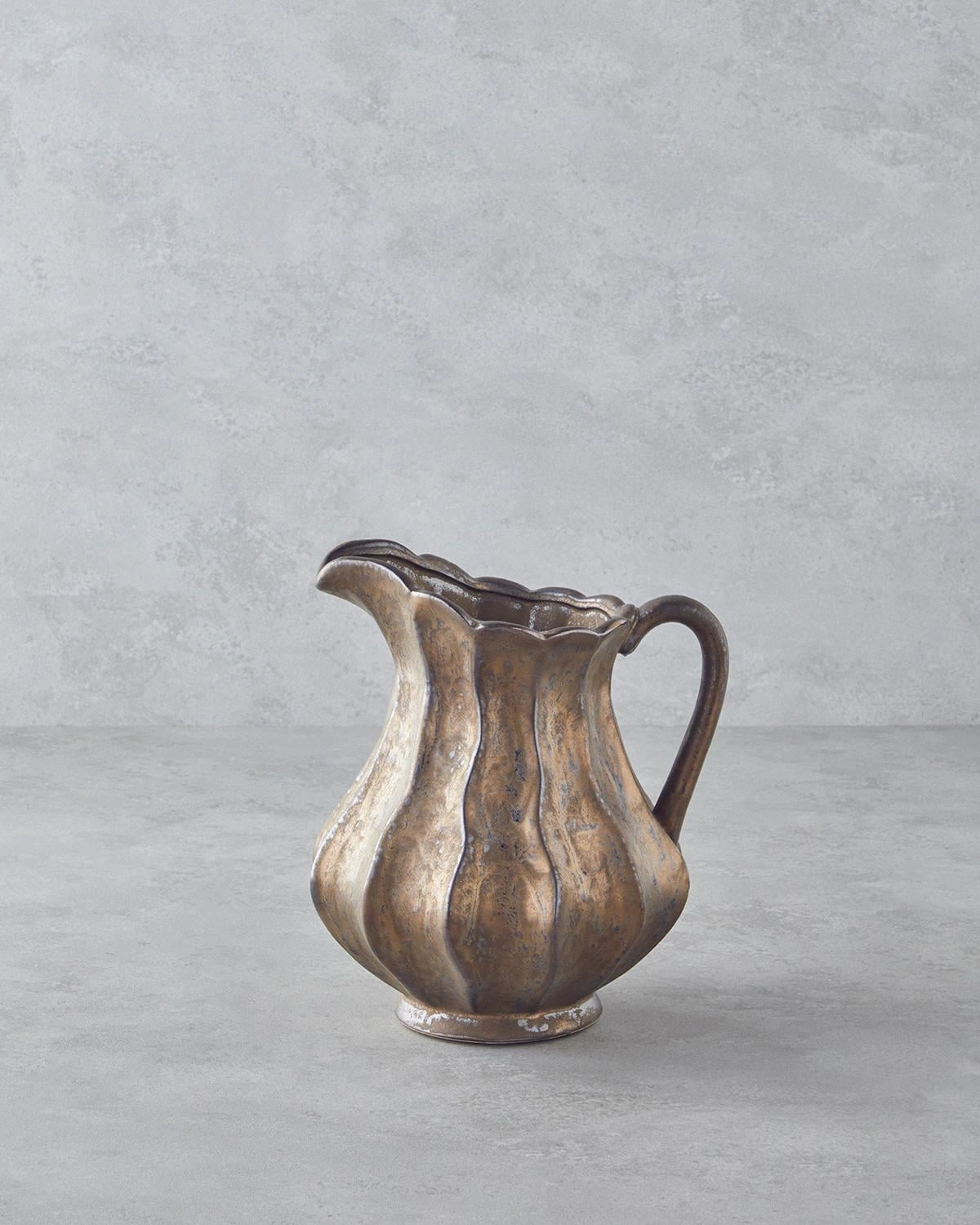 Tuscan Ceramic Vase Bronze