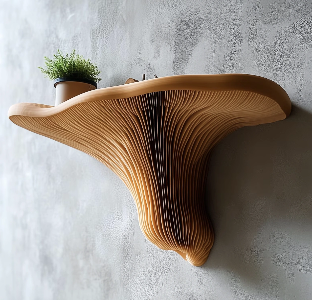 3D Printed Mushroom Shelf